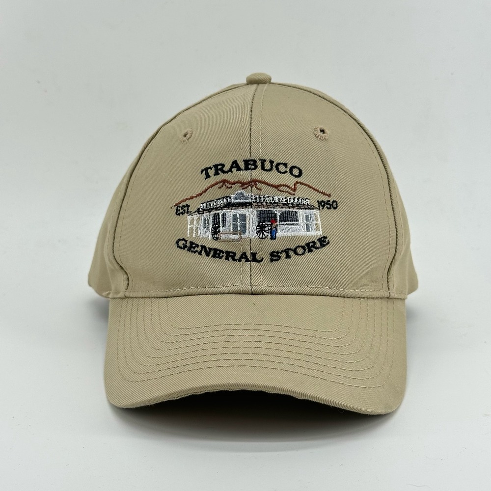 Trabuco General Store Snapback Hat Tourist Cap Live Oak Canyon California Tan